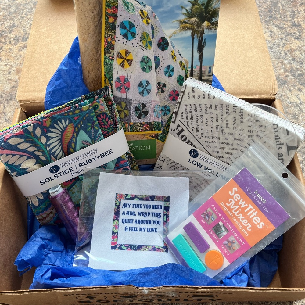 Quilty Box Windham Fabrics Solstice Quilt Kit Sally Kelly Bundles of Inspiration